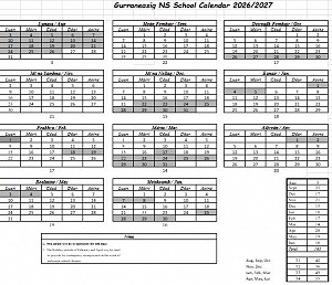 small image of school calendar