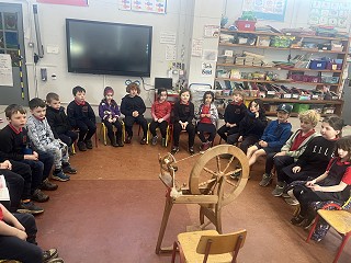 Heritage Schools Weaving Visit