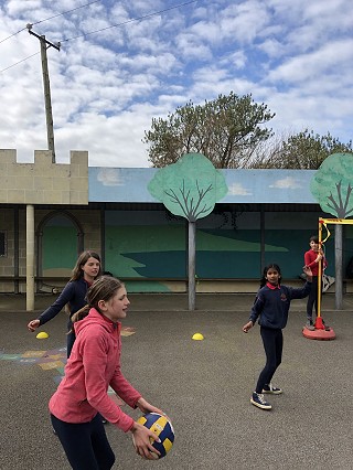 Spikeball (volley ball) and Tag Rugby